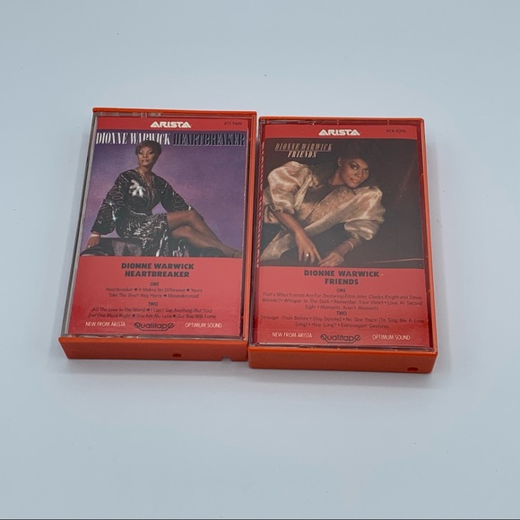 80’s Cassette Tape Lot of 6 Dionne Warwick with Cases and Artwork - Picture 7 of 11